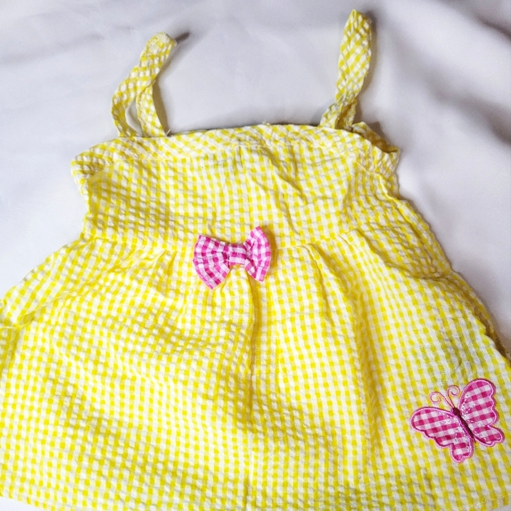 Yellow Newborn Dress